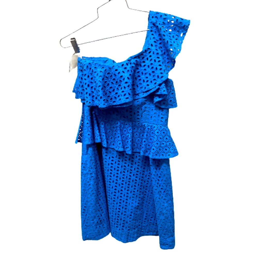 Lilly Pulitzer Blue One Shoulder Dress